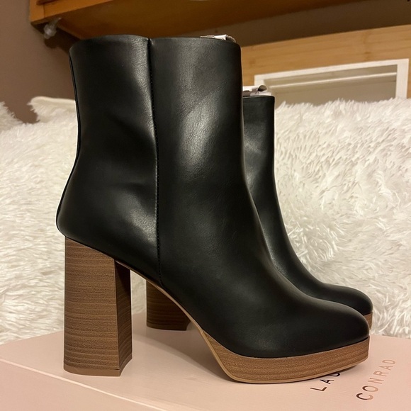 NWT Lauren Conrad Halima Stacked Heel Boots - Picture 6 of 9